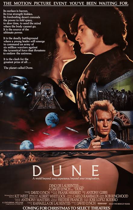 Dune. La primer adaptación a cine, estuvo enriquecida por artistas de grande talla, entre ellos el cantante Sting.