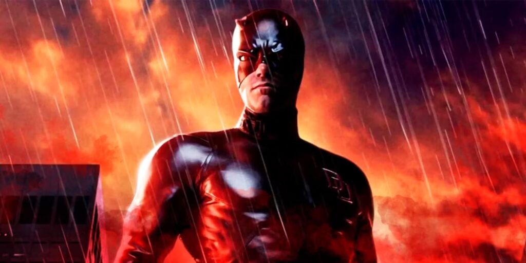 Ben Affleck, en 2003 se puso el traje rojo de cuero para interpretar a Matt Murdock en Daredevil,